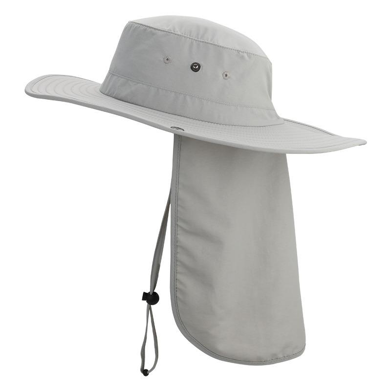 Bucket Hat Print Embroidery Sunshade Outdoor Fishing Cap Quick-drying Waterproof Sunscreen Cap Breathable Mountaineering Cap