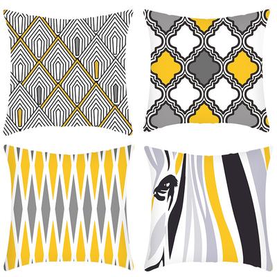 New Art Abstract Series Pillow Covers Graphic Combination Printed Cushion Covers Home Sofa Cushion Covers