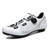 New cycling shoes with locks Double buckle lock shoes Men's and women's road cycling power shoes Hard sole Mountain cycling Rubber sole