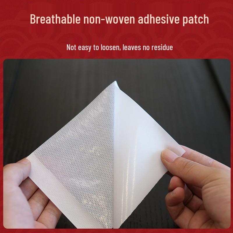 Old Beijing Foot Care Set: Mugwort, Bamboo Vinegar, and Ginger Foot Patches (60 Patches Total)