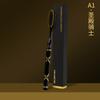 Single Pack Independent Boxed Black Gold Long Head Toothbrush,for Both Male and Female Adults, New Soft Bristled Toothbrush