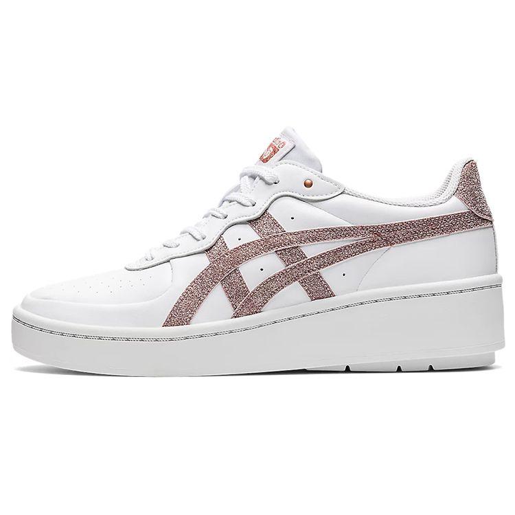 Onitsuka Tiger Gsm Casual Thick Sole Low Top Sneakers Women sneakers White Rose-Gold 1182A555-102
