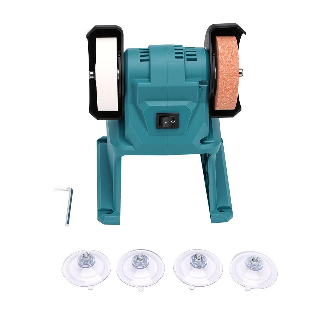 Mini Bench Grinder Fit for BL1815 BL1820 BL1830 BL1840 BL1850 BL1860 BL1845 BL1890 Battery Electric Multi Purpose