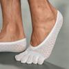 Non-Slip Five Toe Socks Breathable Invisible Socks Thin Five Finger Socks  Moisture Wicking