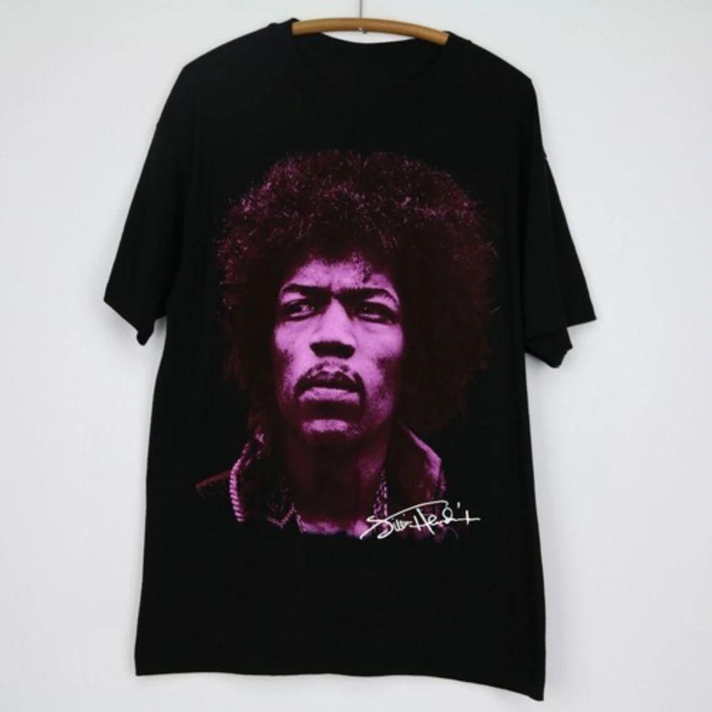 

Psychedelic Unique Attitude Statement Electric Guitarist Tee Vintage Rock T-shirt Jimi Hendrix Tops Casual Loose T Shirts Unisex 5XL різнокольоровий