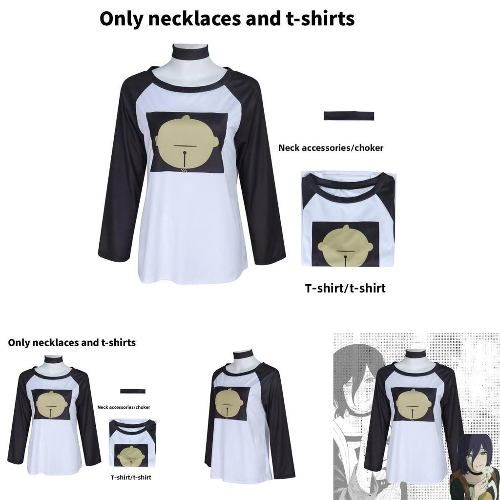 Chainsaw Man Reze T Shirt Cosplay Costume With Polyester Fabric For Anime Conventions