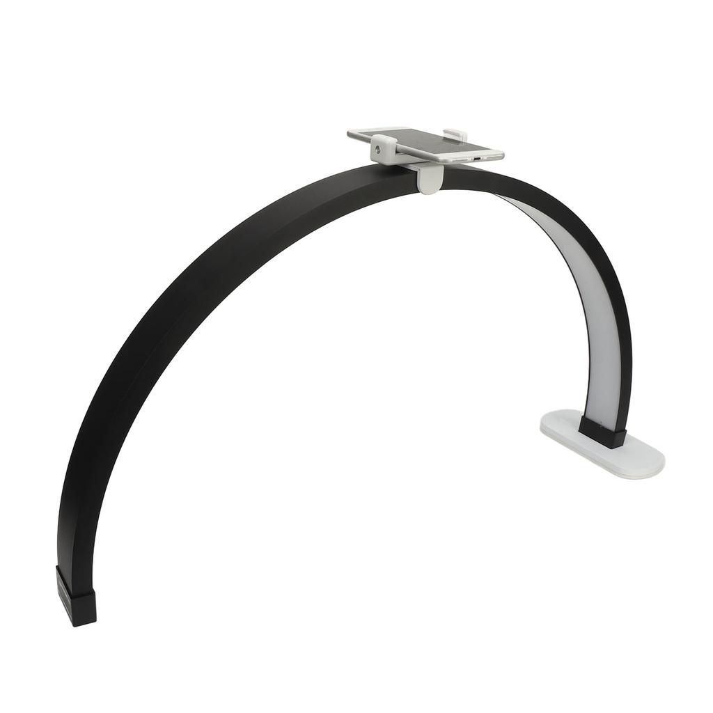 29.5in Half Moon Nail Desk Lamp 40W 3200‑5600K 2000LM Button Control Manicure Desk Lamp for Nail Eyelash Extension