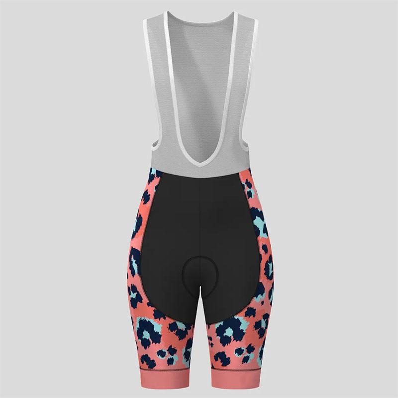 

2026 Pink Leopard Print Women s Cycling Clothing Summer Short Sleeves Cycling Jersey Set Female Breathable Quick Dry Bike Jersey 4XL
