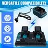 A96I-100V-240V Portable Li- Battery Charger Power Tool Mini Compact For  18V 21V Lithiumy  Battery EU Plug