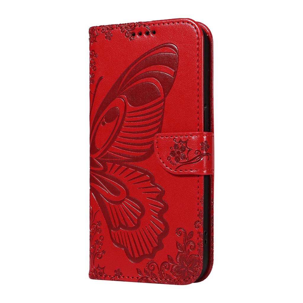 Magnetic Leather Wallet Flip Case for OPPO Realme 16 15 15T 14 14T 14X Pro Plus 5G Phone Cover WIth Stand 3D Embossed Butterfly