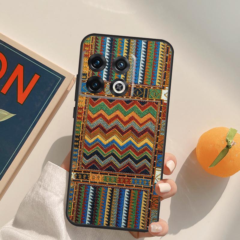 Persian Carpet Floral Pattern Case For OnePlus 13R 12R 10R 13T 10T 11 12 13 15 OnePlus Nord 5 CE 2 3 4 Lite N20 N30 Cover