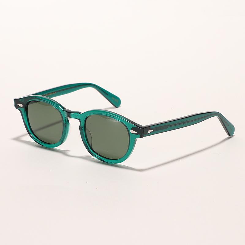 Retro Johnny Depp Sunglasses Men Women Polarized Sun Glasses Brand Vintage Acetate Frame For Male Eyeglasses Eyewear