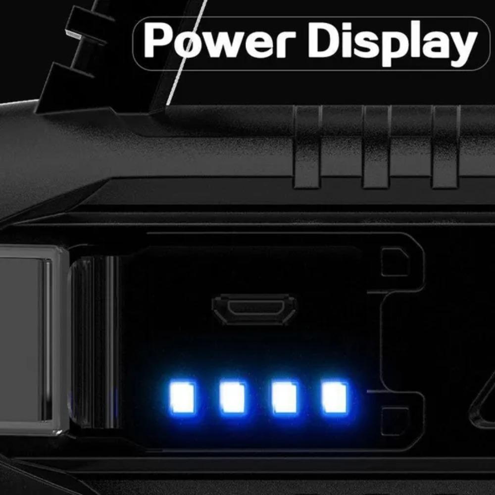 Portable Flashlight with LED Bulb Searchlight Big Beam Long-Range Flashlight USB Rechargeable Led Outdoor Flashlight Lantern