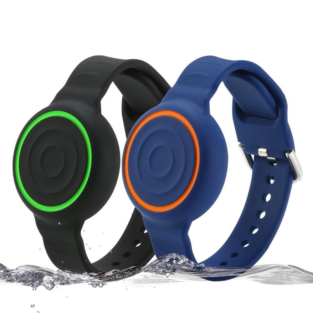 Weiches Silikon Unisex Armband Wasserdicht Anti-verloren Tracker Halter Riemen Verstellbares Gehäuse Armband für AirTag Tracker Zubehör