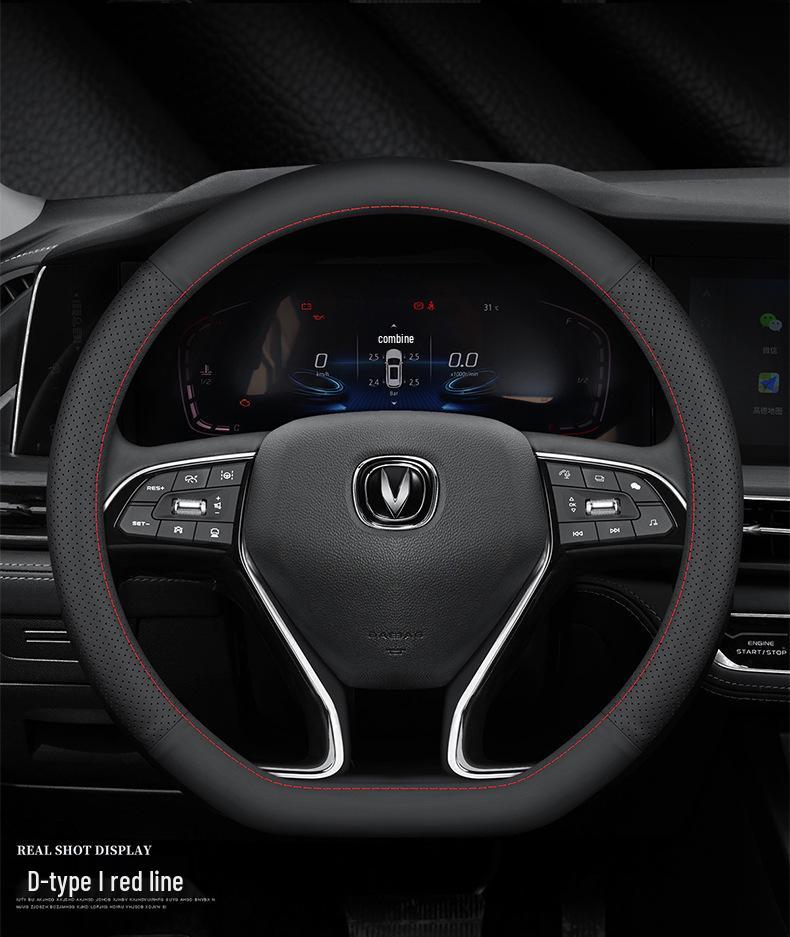 Changan Genuine Leather Steering Wheel Cover for Eado, CS75 Plus/CS55/Unit Models