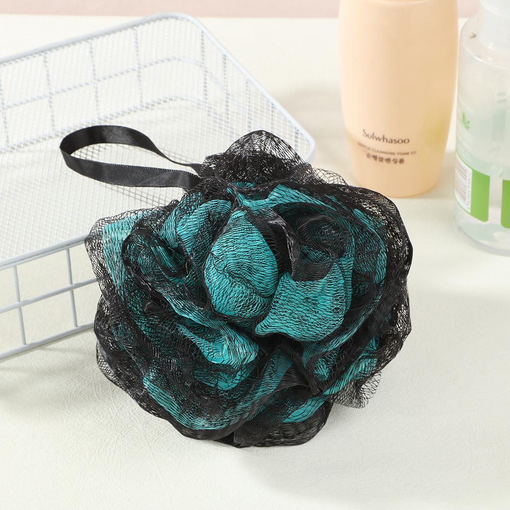 

50 г неароматизированной мягко отшелушивающей мочалки для мужчин и женщин - Мягкая мочалка с пеной для ванны и сетчатой подушкой - Отличный подарок для семьи и друзей 50g зелёный