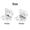 10Pcs Furniture Cabinet Partition Corner Braces Home Connector Tools L Shape Joint Corner Brackets