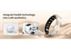 Wasserdichter Bluetooth Smart Ring: Herzfrequenz, Blutsauerstoff, Schlafüberwachung, Emaille-Farbe, Sport-Schrittzähler, Partner-Stil