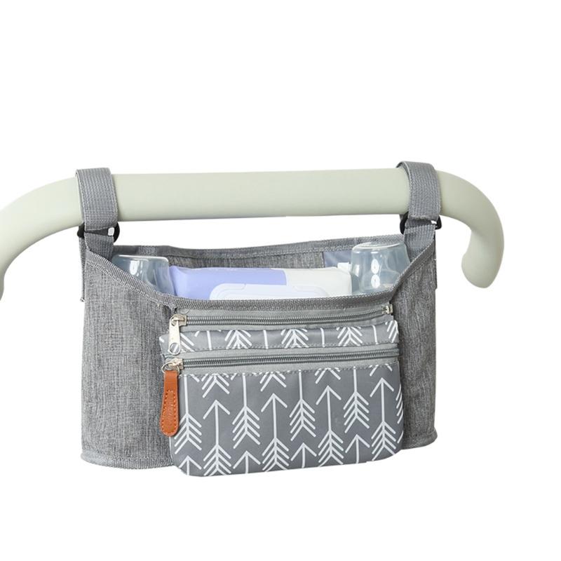 Baby Stroller Bag with Separate Pocket Diaper Bag Waterproof Mommy Travel Bag Maternity Organizer Bag