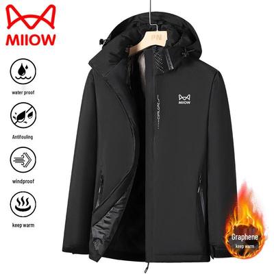 Maoren Men's Winter Hooded Padded Jacket