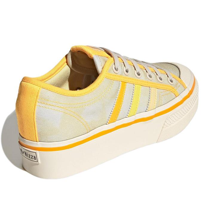 Adidas Nizza Platform Lo Parley Almost Yellow Orange Tint Women's GX4607