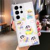 Case for Samsung Galaxy S26 Note 20 Ultra 10 S24 S23 Ultra S25 Edge S20 Plus S21 S22 FE Phone Cover Crayon Shin Chan Nene