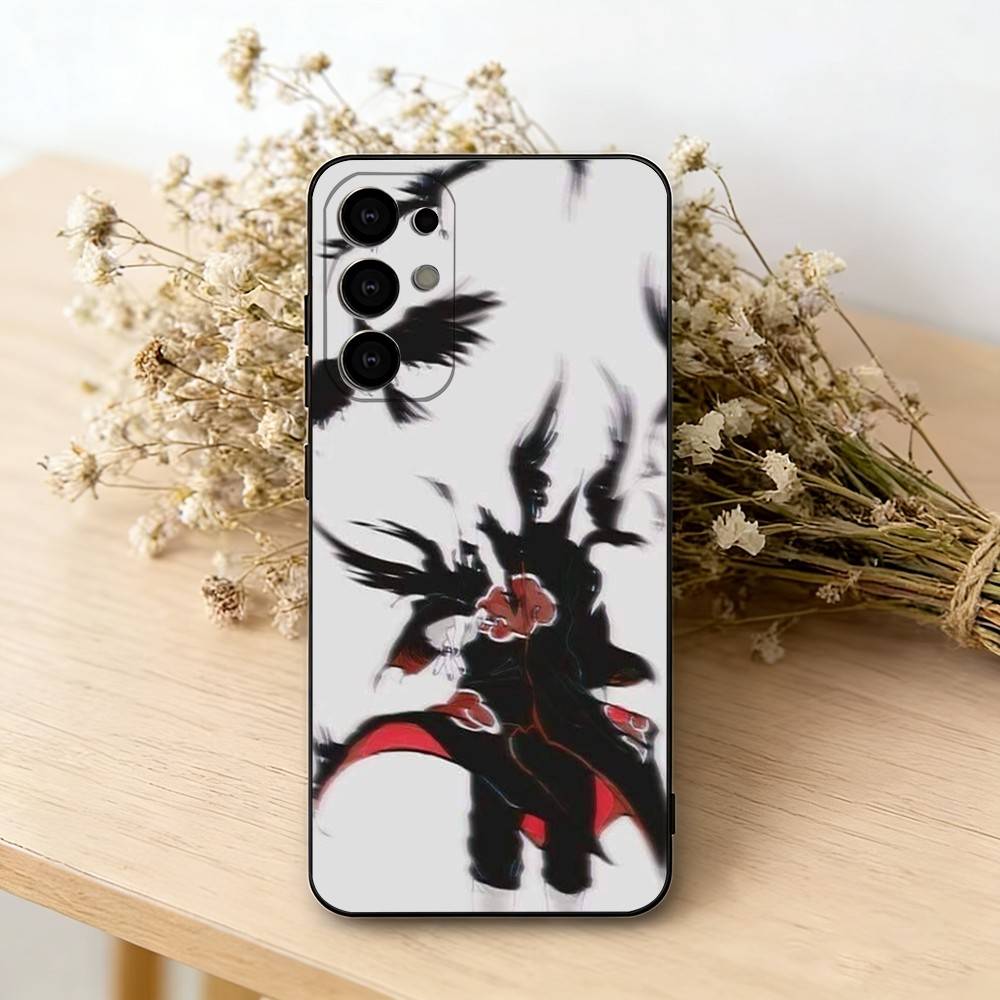 N-Naruto Itachi U-Uchiha Phone Case Black Silicone Soft For Samsung S25,S24,S21,S22,S23,S30,Ultra,S20,Plus,Fe,Lite
