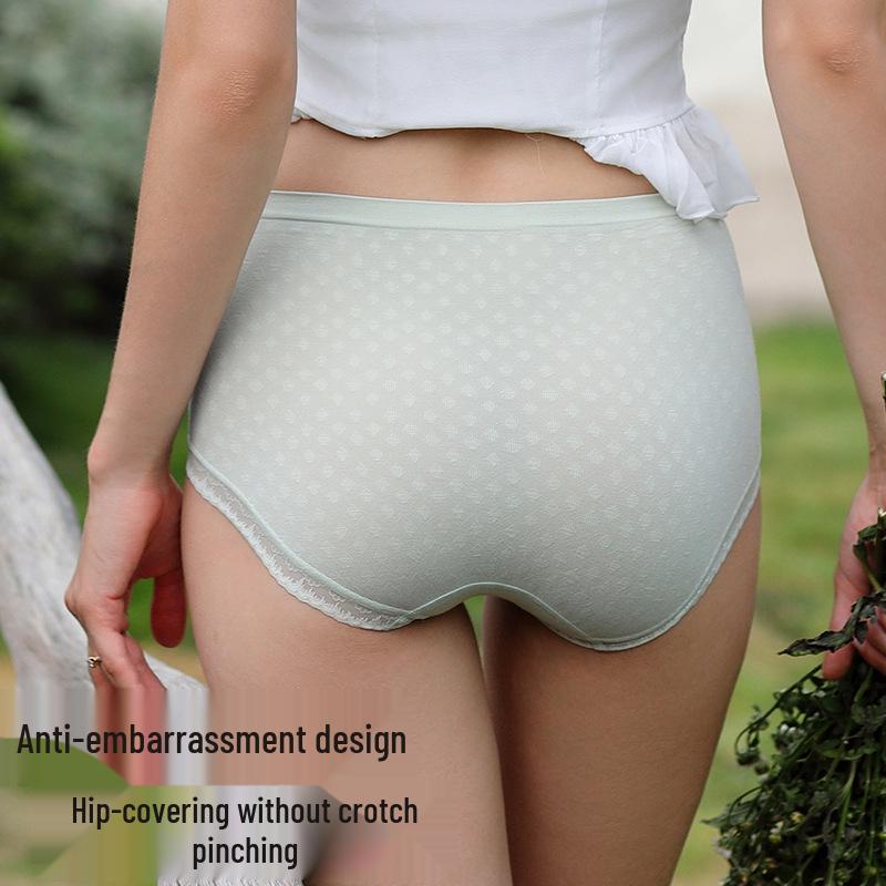 Premium sömlösa damunderkläder - Mjuka, andningsbara, medelhög midja, hög elasticitet, hudvänliga, antibakteriell 7A gren