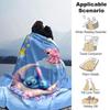 1pc Stitch Elephant blanket Lightweight Flannel Throw for Sofa Bed Travel Camping Livingroom Office Couch Chair