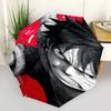 1 PC Automatic Folding Umbrella - Luffy D Pattern Portable Foldable Design With 8 Ribs Christmas Birthday Gifts