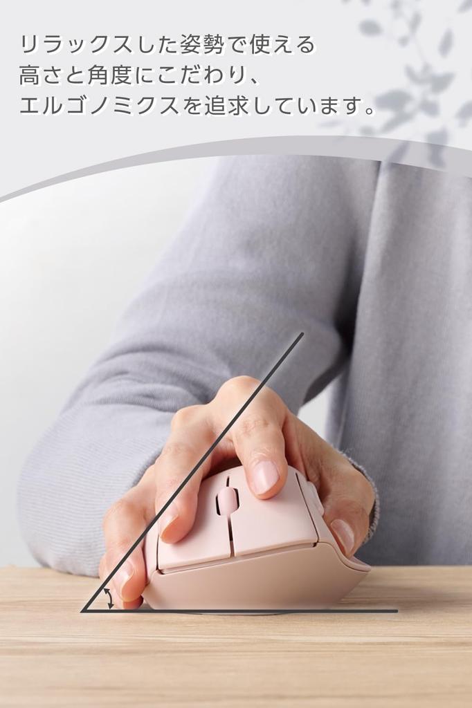 Elecom Kabellose Maus SHELLPHA Leise 5-Tasten Bluetooth Kabellos Kompatibel bis 3 M Größe Rosa 2,4 GHz Multi-Pairing (Geräte) M-SH20MBSKPN