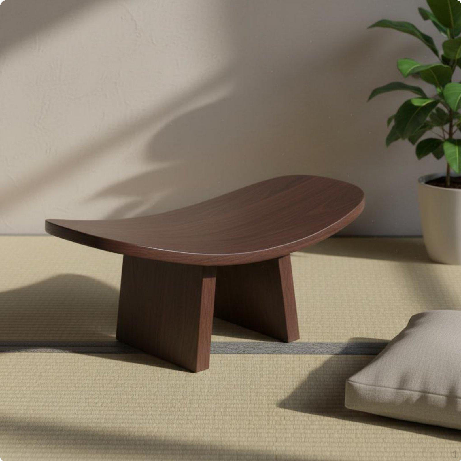 Masīvkoka meditācijas sols Ergonomisks ceļgala krēsls