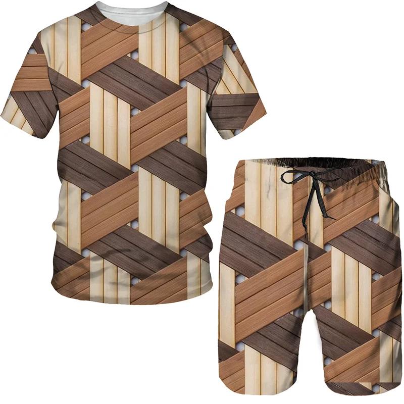 

Мужские спортивные костюмы с абстрактным узором, футболки/шорты/комплекты с геометрическим 3D принтом, уличная одежда в стиле хип-хоп, одежда в стиле Харадзюку, комплект из 2 предметов для пары 6XL