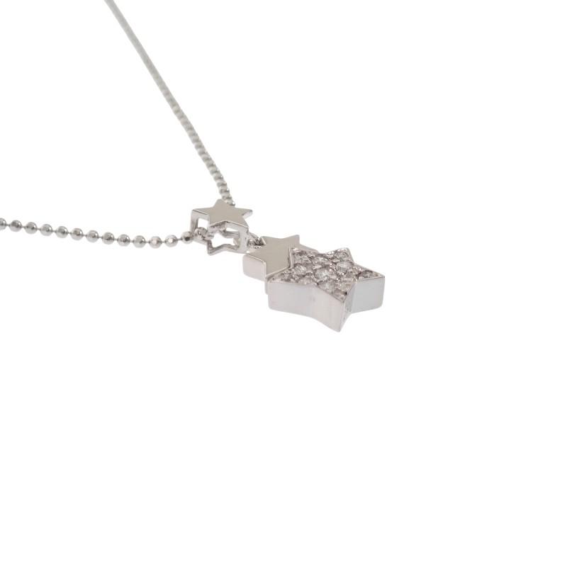 Nessun marchio Collana Oro bianco K18 Donna