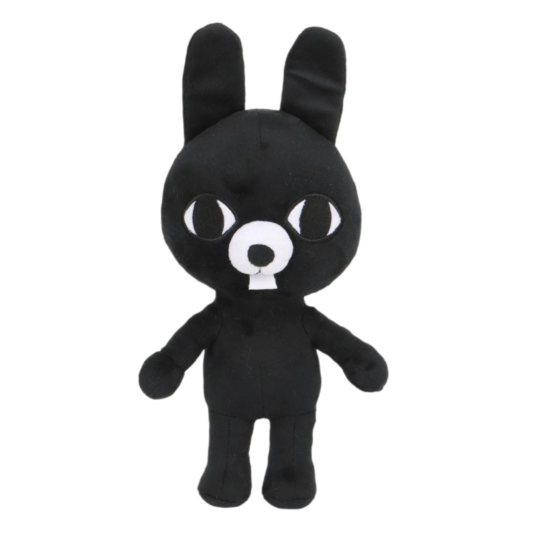 Süßes Ratthew Plüschtier Tierarztspiel Spielzeug Ratthew Plüschtiere Schwarzes Kaninchen Tierarzt Geschenkspielzeug Für Kinder Spielzeugfans Geschenk 28cm