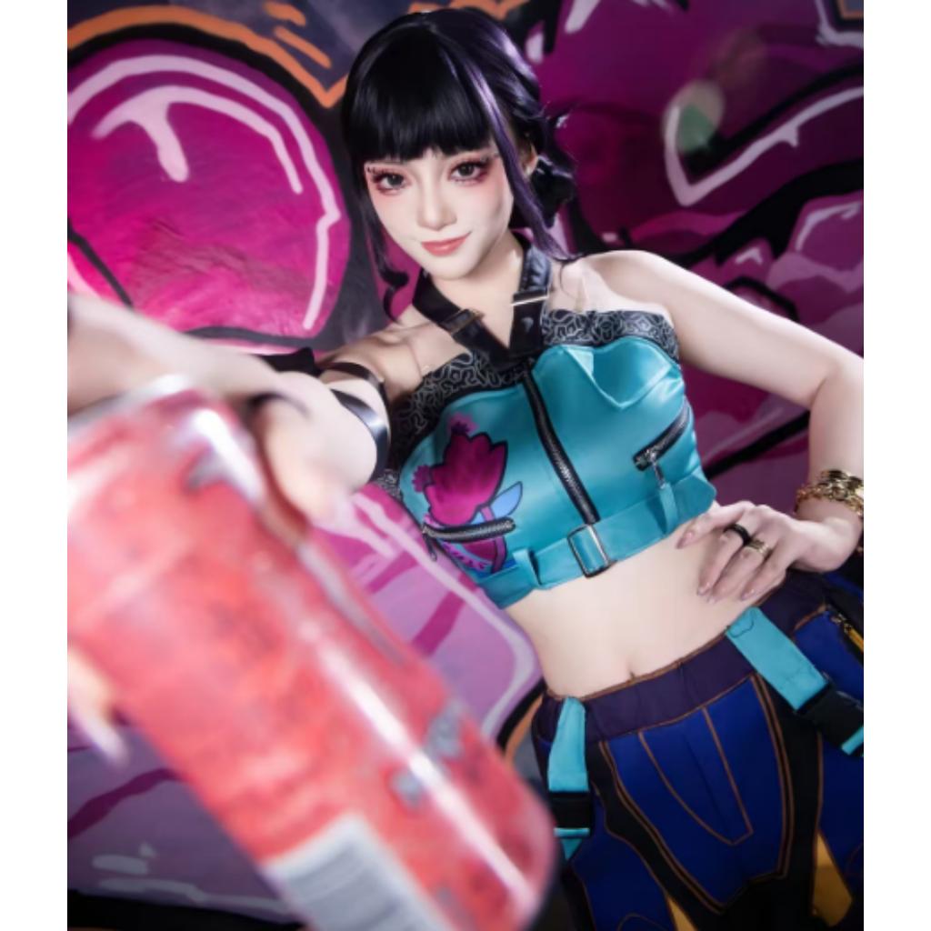 2025 Zoey Mira Rumi 3D Print Cosplay Costume Halloween Carnival K-Pop Hunters Girl Group Idol Role Play Dress Up Outfit