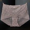 Big Size Female Summer Sexy Lace Hollow Cotton Bottom File Close Abdomen High Waist Triangle Briefs