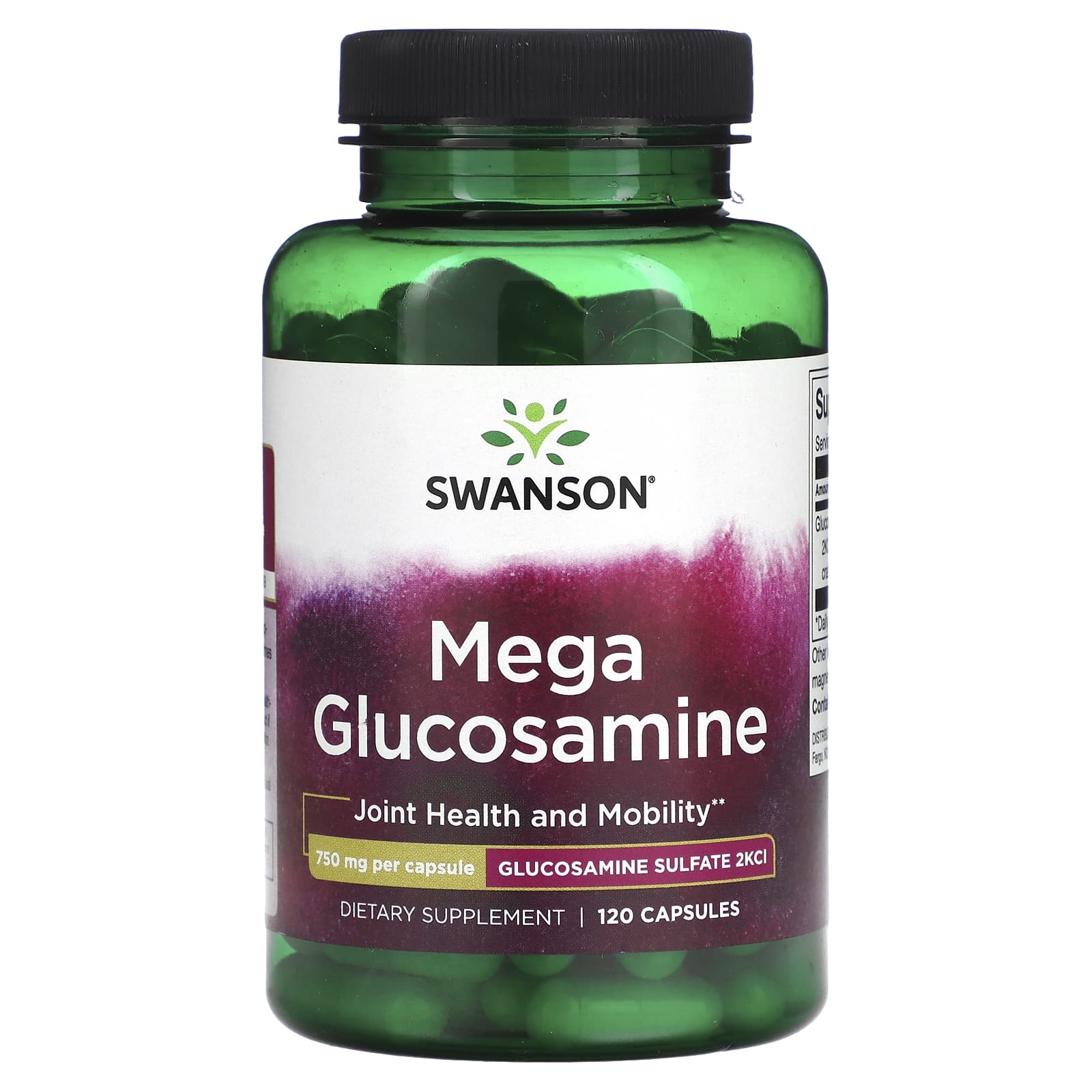 

Mega Glucosamine, 750Mg, 120 Capsules
