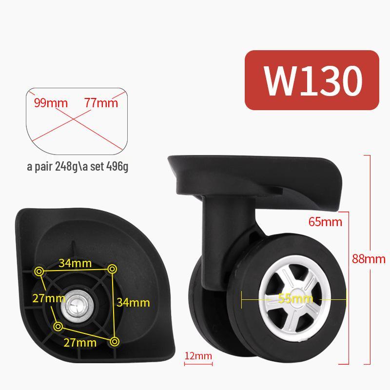 Universell hjulreparationssats för vagnar och resväskor med lösenord