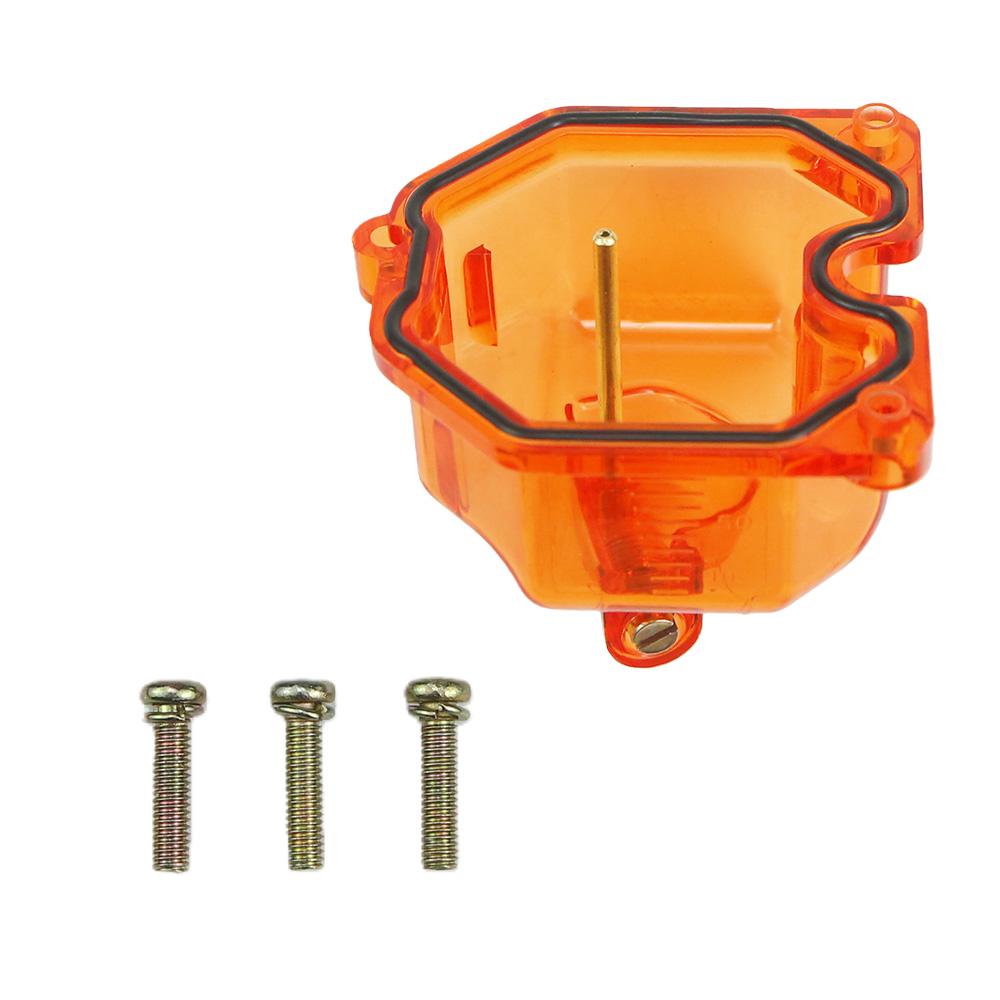

For TMX125 150 200 PZ26 27 30 CG125 CG200 CG250 NXR125 NXR150 Motorcycle Transparent Carburetor Clear Bottom Float Bowl Oil Cup оранжевый