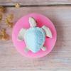 1PC Ocean Themed Silicone Mold Cute Turtle Shaped Resin Casting Mold Mousse Chocolate Cake Baking Mold