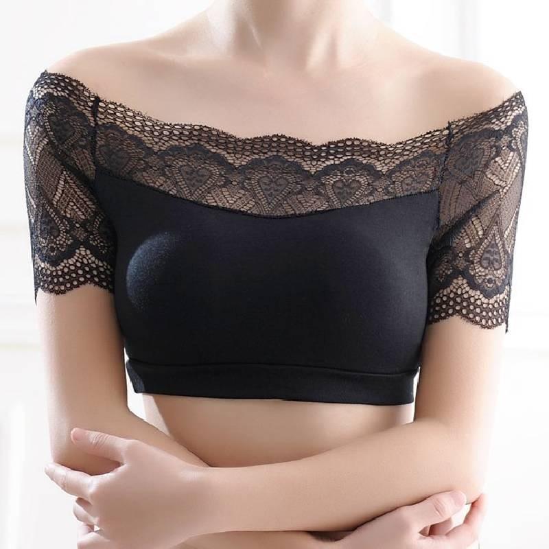 Elegant Women Sexy Lace Padded Bra Bustier Bralette Blouse For Stylish Comfort