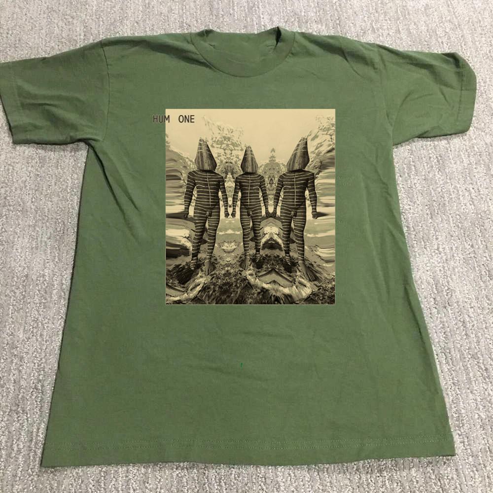 RARE HUM Band Green Cotton All size S5XL Gift For Fans Tshirt IA191 Unisex T-Shirt S
