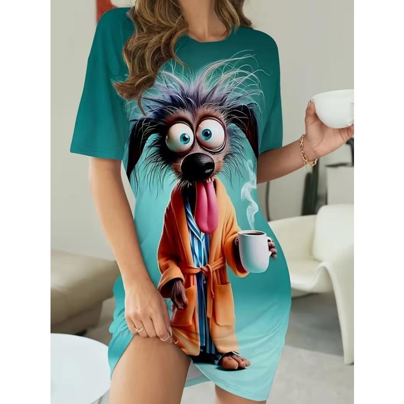 Полосатая цветная пижамная футболка с коротким рукавом, летний стиль 4XL blue