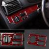 Carbon Fiber Headlight Switch Button Sticker for BMW E46 3 Series 1998-2006 Interior Decor