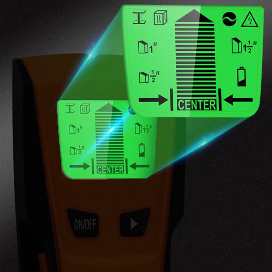 Electronic Stud Finder Sensor Center Finding Wall Scanner Detector with LCD Display for