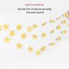 Star Link Silver Gold Star Pendant Door Curtain - Hanging String Decoration for Weddings and Birthdays