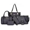 Women's Large Capacity Multi-Piece Mother-and-Child Set Handbag – Stylish Print Single Shoulder Bag
