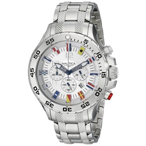 

Чоловічий браслетний годинник-хронограф Nautica N20503G NST