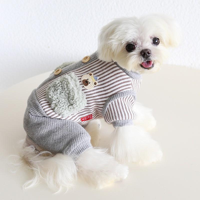 Body in pile Petstyle per cani e gatti, caldo per l'inverno, abbigliamento per animali domestici XS-XL